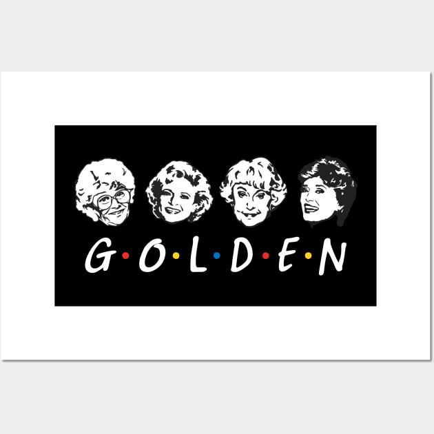 GOLDEN Wall Art by BodinStreet